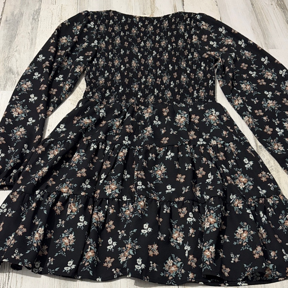 Altar'd State Black Floral Dress Size Small - Picture 7 of 10